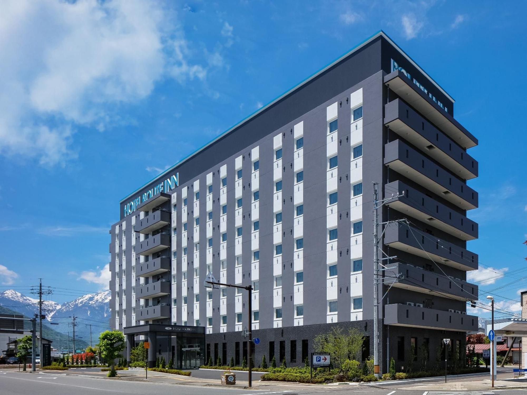 Hotel Route-Inn Shinano Omachi Ekimae Zewnętrze zdjęcie